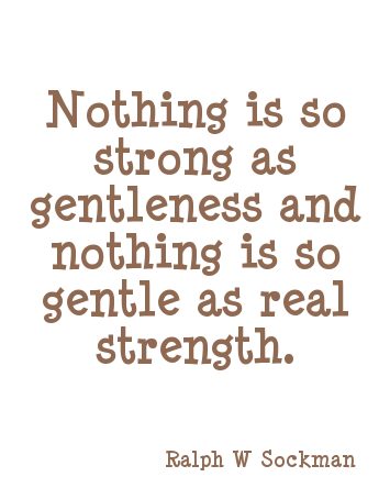Gentleness… Touch The Heart